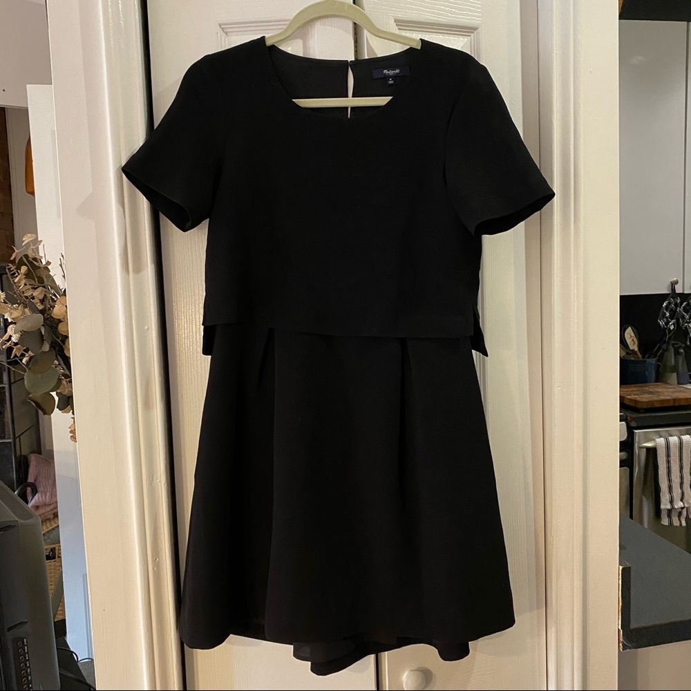 Black Madewell Dress with lining. Size 0.